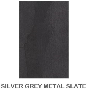 SILVER GREY METAL SLATE